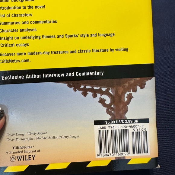 Nicholas Spark Teacher Guides And Cliff Notes For The Notebook/Walk To Remember - Picture 13 of 14